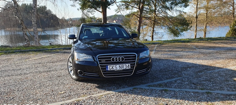 Audi A8 cena 58000 przebieg: 181000, rok produkcji 2012 z Kościerzyna małe 29